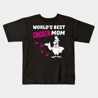 Chicken Mom Kids T-Shirt